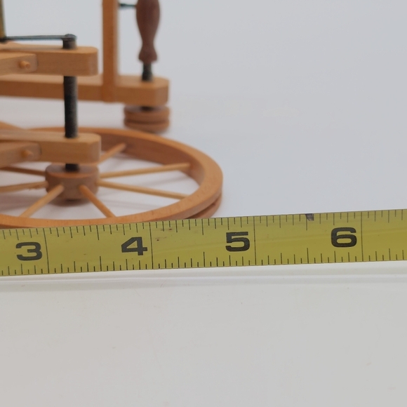 Rare Roy Peters Wooden Vintage Lathe / Tools Dollhouse Shop Furniture - Picture 9 of 9